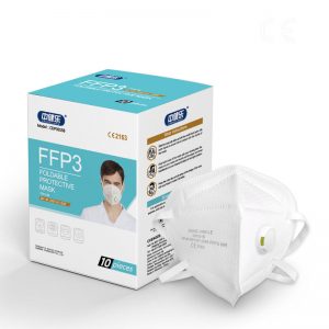 Respirators ar izelpas vārstu FFP3