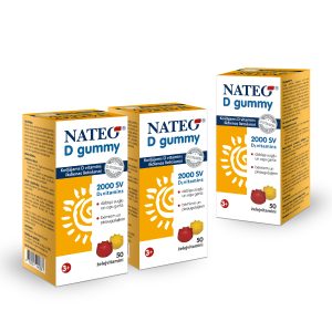 3x nateo D vitamīns gummy